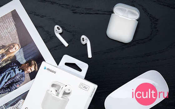 Deppa Silicone Case Clear  Apple AirPods Case