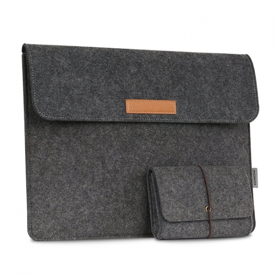  + - Moko Felt Sleeve Bag Protective Case Dark Gray  Microsoft Surface Pro 4/5/6/7 -