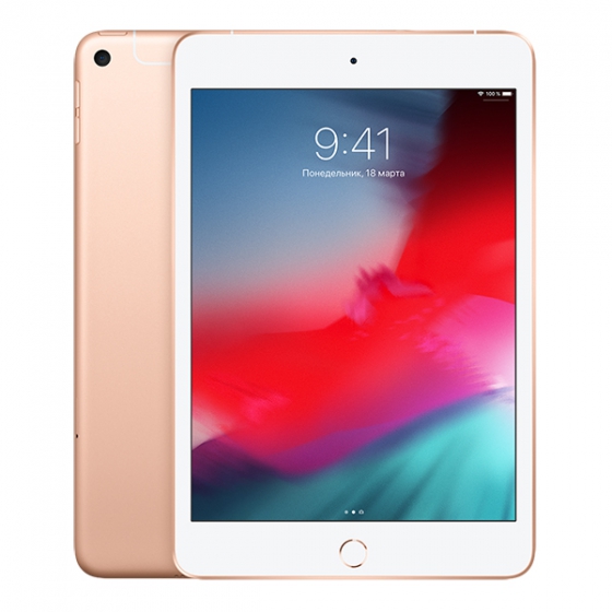 Планшетный компьютер Apple iPad mini 2019 256Gb Wi-Fi + Cellular (4G) Gold золотой MUXE2