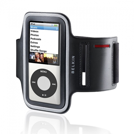 ���������� ����� �� ���� Belkin Sport Armband Black/Gray ��� iPod Nano 4G ������/����� F8Z377-KG
