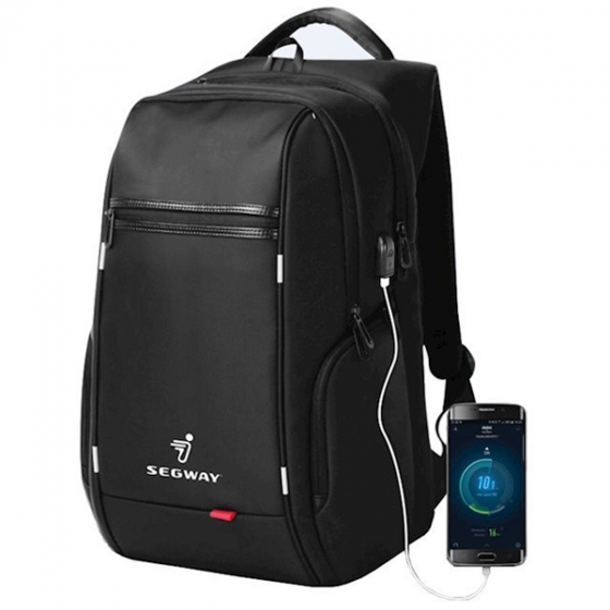 NineBot Segway Laptop Backpack 1USB Black    15.6&quot;  K9004W-A