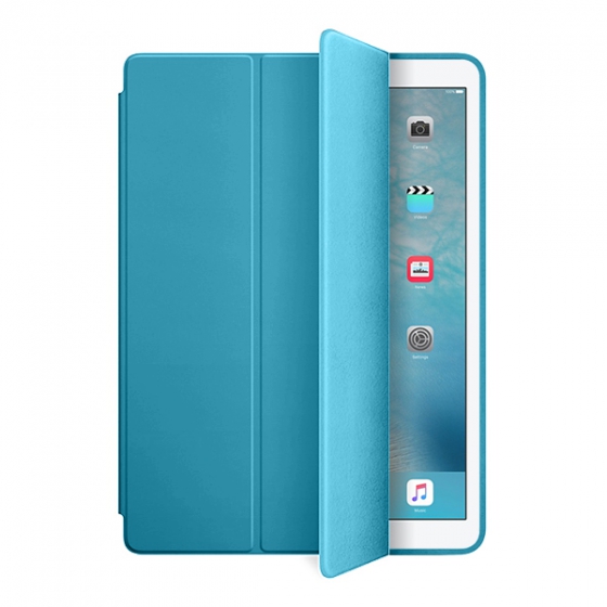 Кожаный чехол-подставка Smart Case Blue для iPad Pro 9.7&quot; голубой