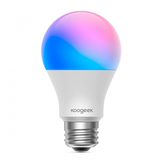 Управляемая мультицветная лампа Koogeek Dimmable Smart LED Bulb 8.5W/E27 для iOS/Android устройств белая KLLB3
