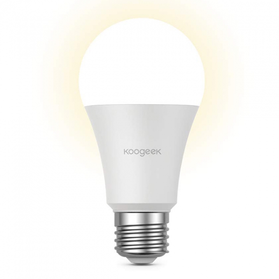 Управляемая лампа Koogeek Dimmable Wi-Fi Enabled Smart LED Light Bulb Apple HomeKit 7W/E27 для iOS устройств белая LB2