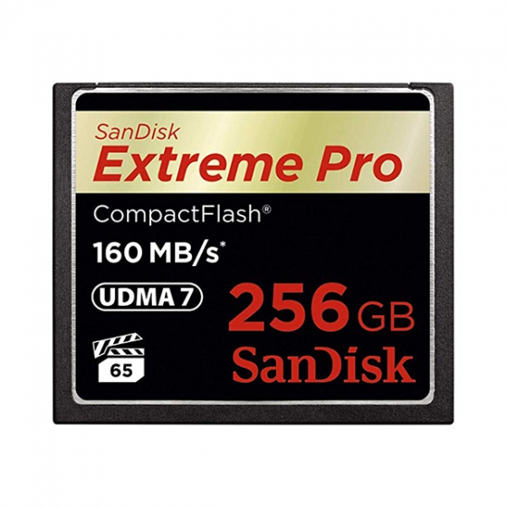 Карта памяти SanDisk Extreme Pro 256GB CompactFlash UDMA 7/160Мб/c SDCFXPS-256G-X46