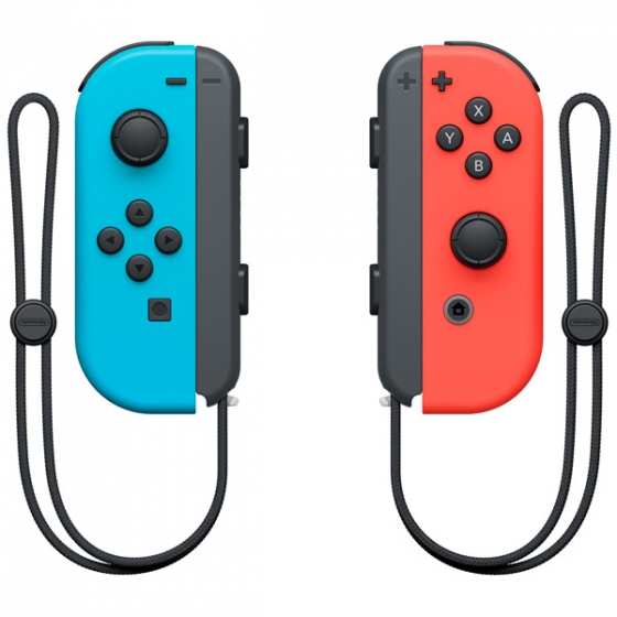 Комплект игровых джойстиков Nintendo Joy-Con Controllers для Nintendo Switch красный/синий
