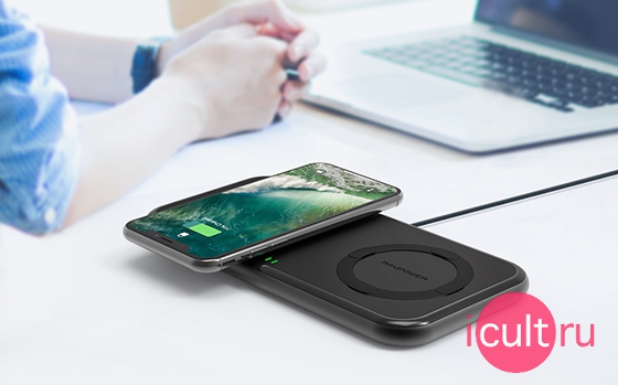 RAVPower 10W Dual Coils Wireless Charger