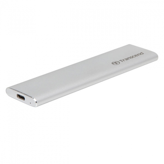 Алюминиевый USB-C корпус Transcend M.2 SSD Enclosure Kit для SSD M.2 SATA III серебристый TS-CM80S