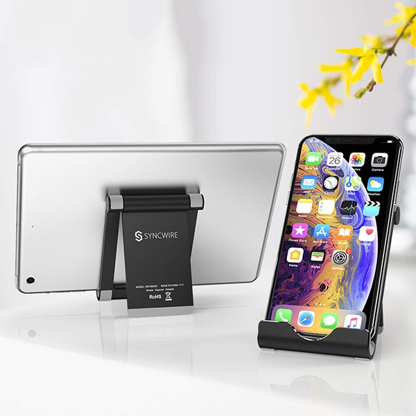 Подставка Syncwire Tablet Stand Black для смартфонов/планшетов черная SW-MS093
