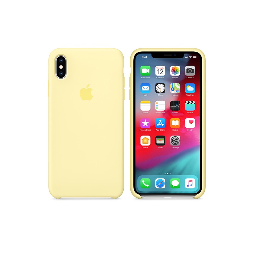 Apple Silicone Case Mellow Yellow iPhone XS Max