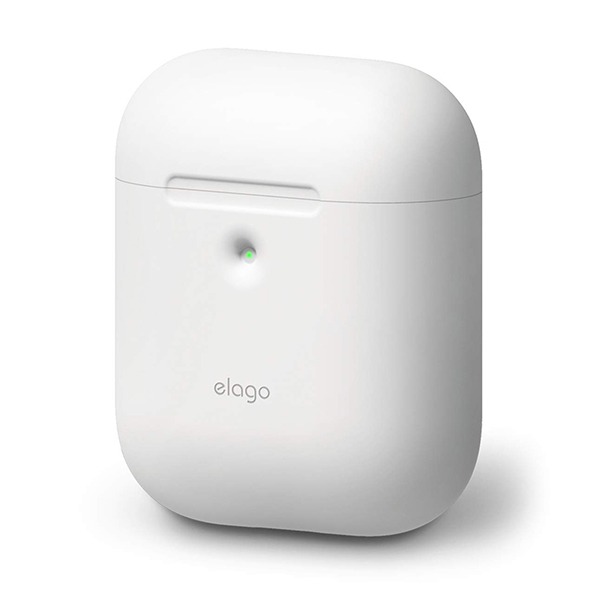   Elago A2 Silicone Case White  Apple AirPods 2 Wireless Charging Case  EAP2SC-WH