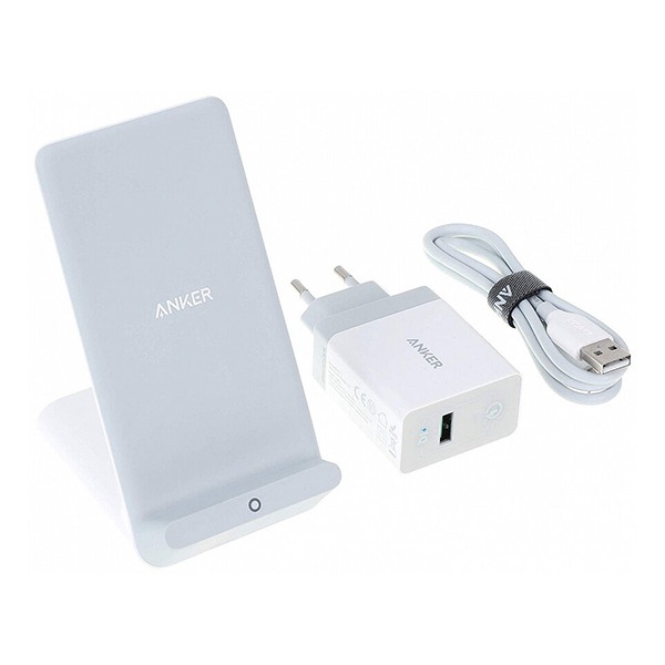   +  Anker PowerWave 7.5 + Quick Charge 3.0 Charger White  B2522L21
