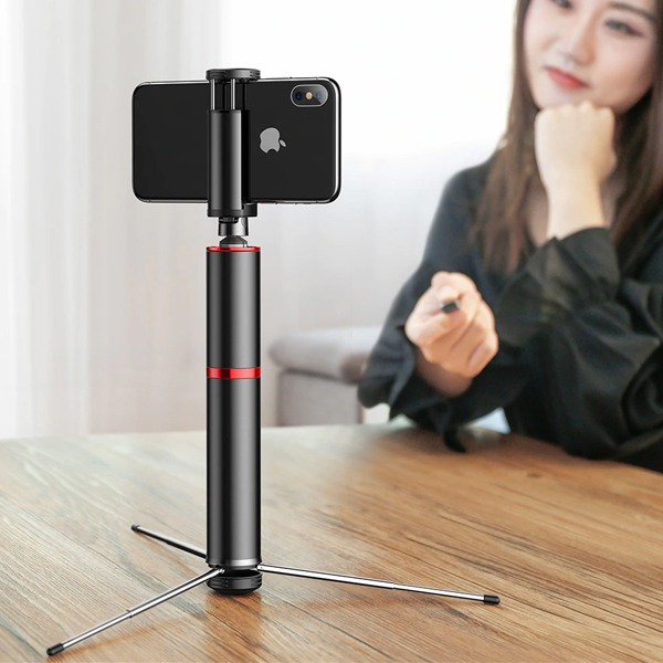  -  Bluetooth  Baseus Bluetooth Selfie Stick 19,8-69 . Red  SUDYZP-D19