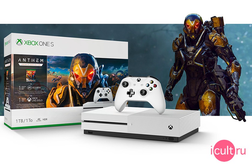Microsoft Xbox One S + ANTHEM: Legion of Dawn Edition