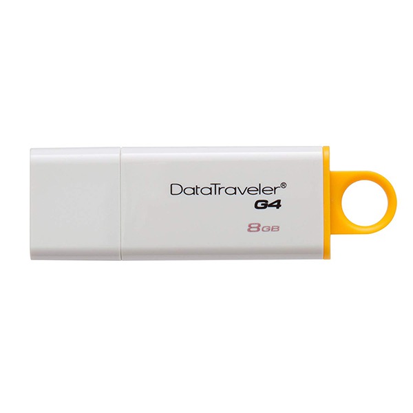 USB - Kingston DataTraveler G4 8GB USB 3.1 White/Yellow / DTIG4/8GB