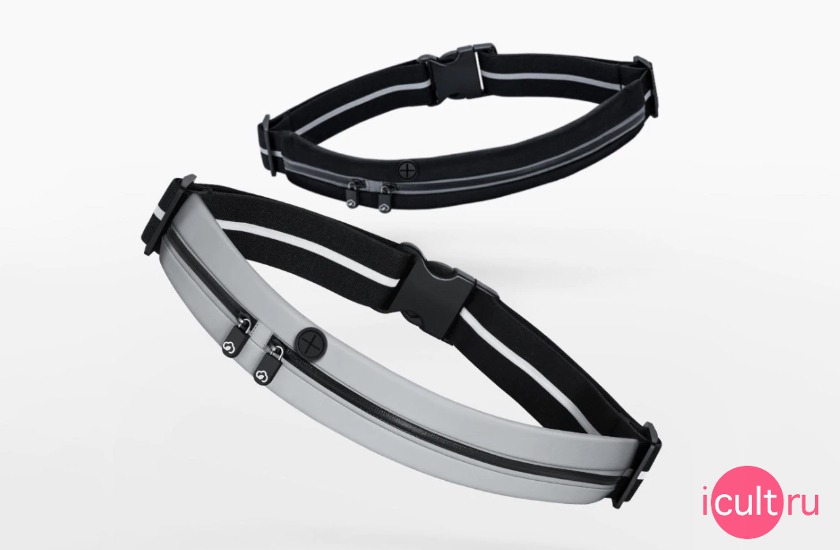 Xiaomi Mijia Sports Invisible Pockets Double Mouth Chain Black