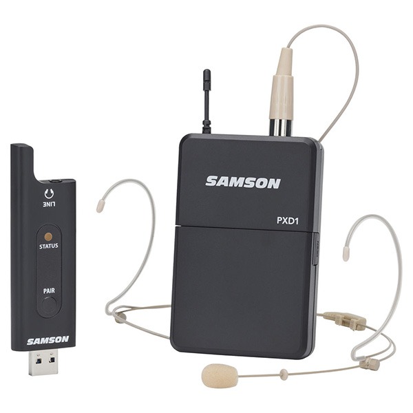  - Samson XPD2 Headset USB Digital Wireless System Black 