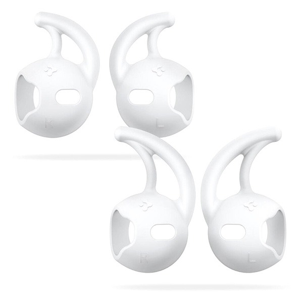 Комплект держателей Spigen TEKA RA210 Earhooks Small/Large для Apple EarPods белые 000SD21784