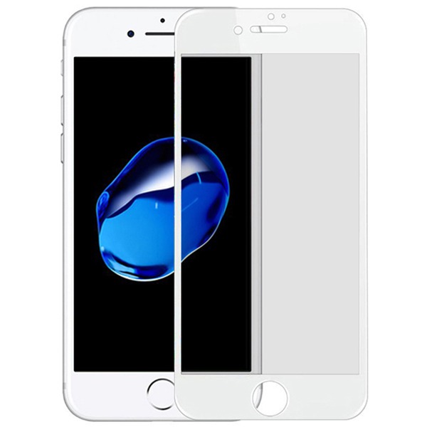 Защитное стекло iCult 3D Matte Glass для iPhone 7/8 Plus белое/матовое