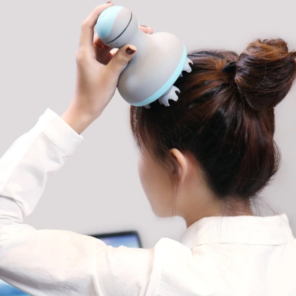 Массажер для головы Xiaomi Mini Head Massager серый/голубой M2
