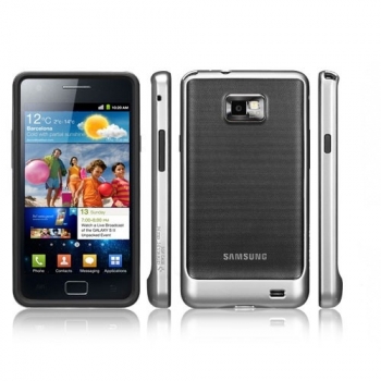  SGP Case Neo Hybrid Ex series satin silver  Samsung Galaxy S2  SGP08098