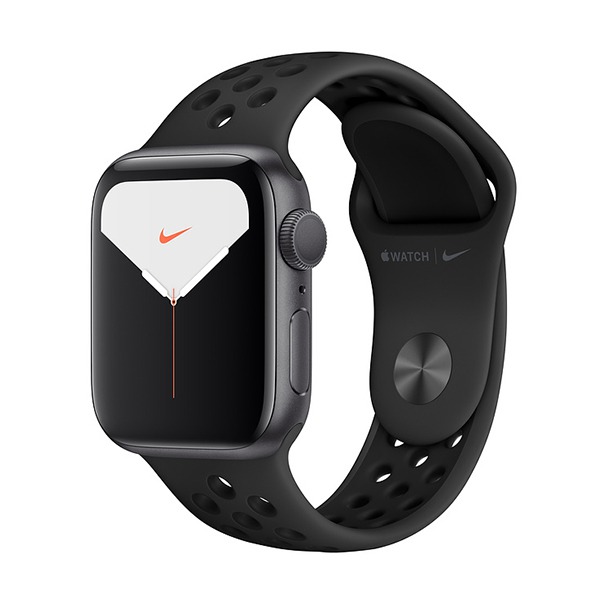 Смарт-часы Apple Watch Series 5 GPS 40mm Aluminum Case with Nike Sport Band Anthracite/Black серый космос/антрацитовые/черные MX3T2