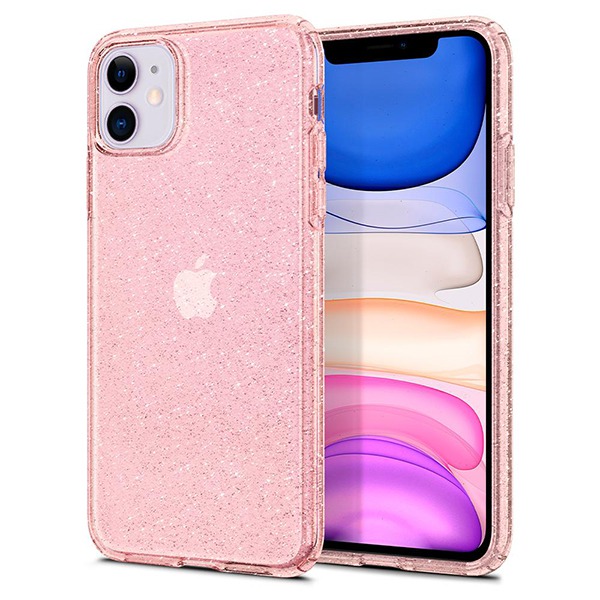  Spigen Liquid Crystal Glitter Rose Quartz  iPhone 11   076CS27182