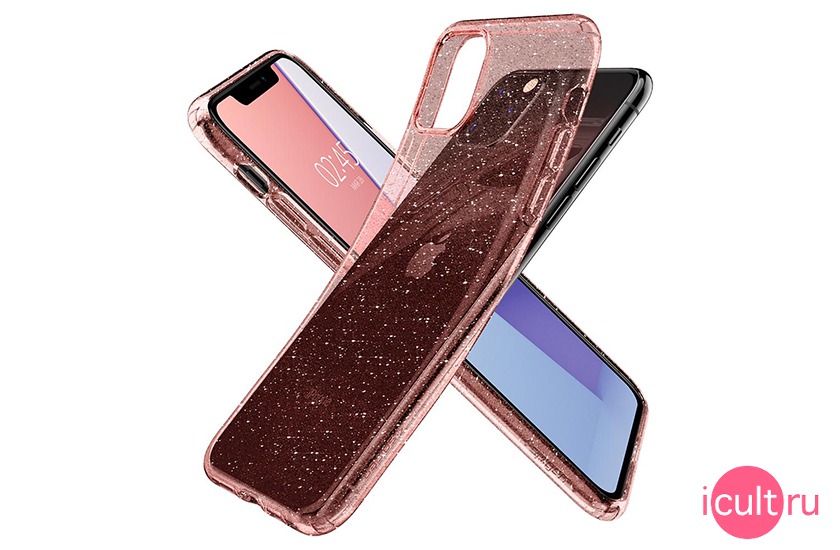Spigen Liquid Crystal Glitter Rose Quartz  iPhone 11 Pro