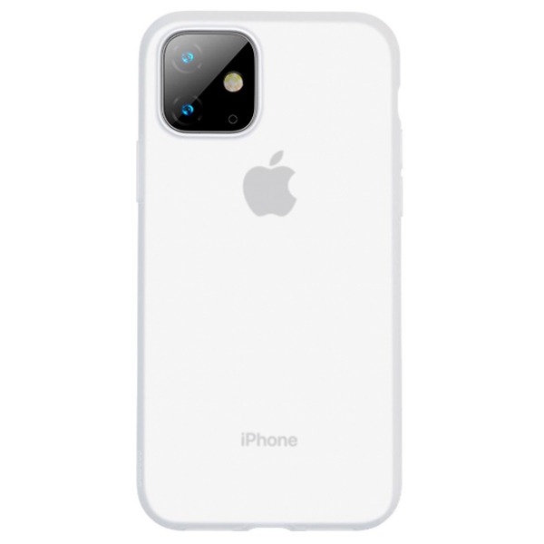  Baseus Jelly Liquid Silica Gel Transparent White  iPhone 11 - WIAPIPH61S-GD02
