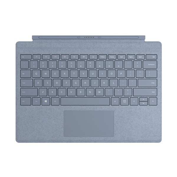 Обложка с клавиатурой Microsoft Signature Type Cover 2019 Ice Blue для Microsoft Surface Pro 4/5/6/7 голубая ENG/RUS FFP-00121
