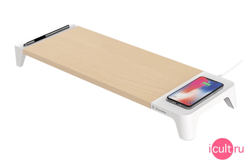 XtremeMac Wooden Stand With Wireless Charging