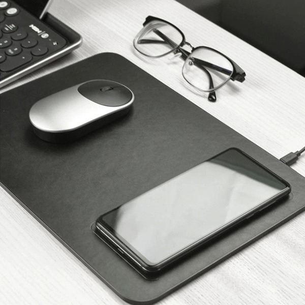Коврик с беспроводным ЗУ Xiaomi Rice Wireless Charging Mouse Pad 10W 2A Black черный M07