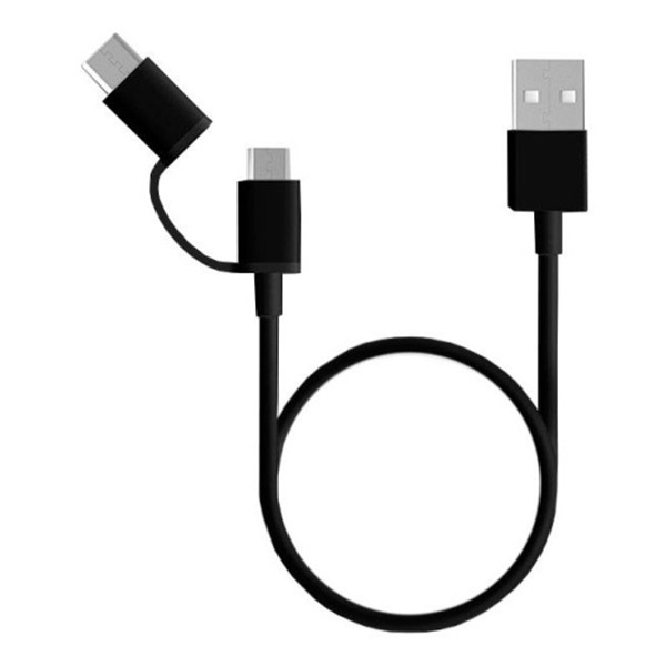 Кабель Xiaomi ZMI USB-C/Micro USB to USB 1 метр Black черный AL501