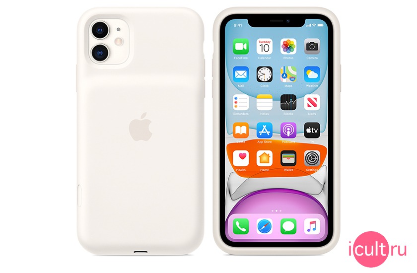 Apple Smart Battery Case Soft White  iPhone 11