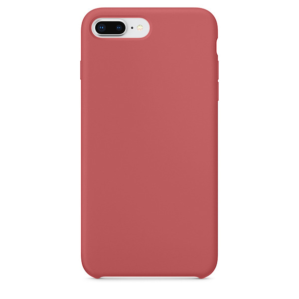 Силиконовый чехол Adamant Silicone Case для iPhone 7/8 Plus бледно-красный