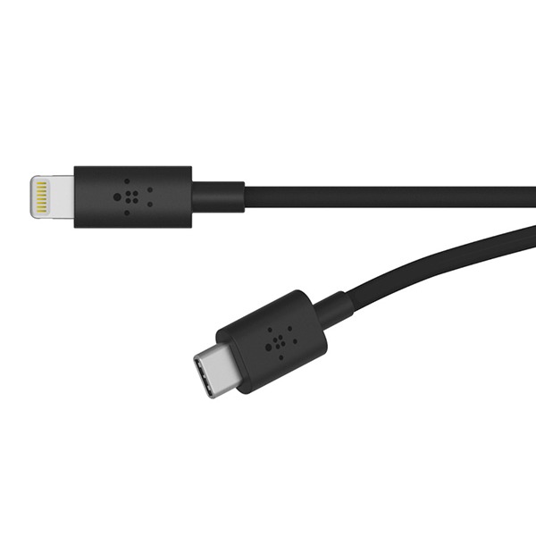  Belkin Boost Charge USB-C to Lightning Cable 90 . Black  F8J239ds03-BLK