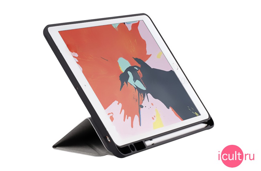 Momax Flip Cover Case with Apple Pencil 1 Holder Grey  iPad 10.2