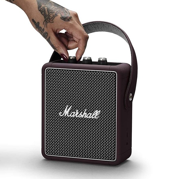    Marshall Stockwell II Bluetooth Speaker Burgundy 