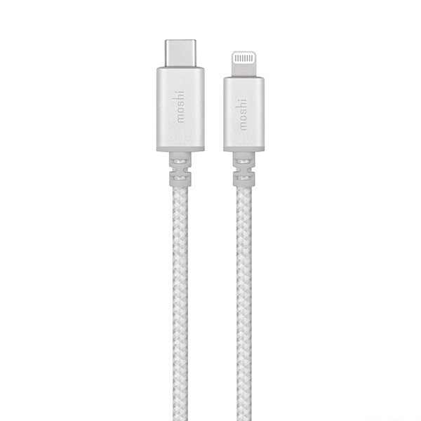   Moshi Integra USB-C to Lightning Cable 1,2  Jet Silver  99MO084105