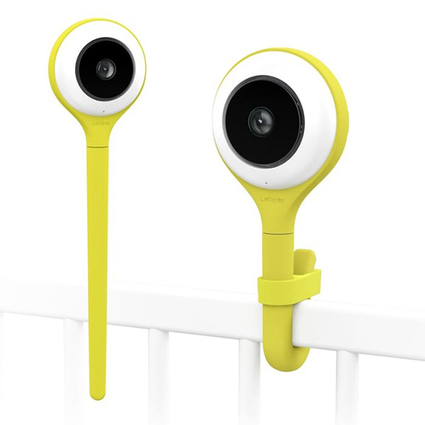 Wi-Fi камера наблюдения Lollipop Smart Baby Camera 720p Pistachio желтая