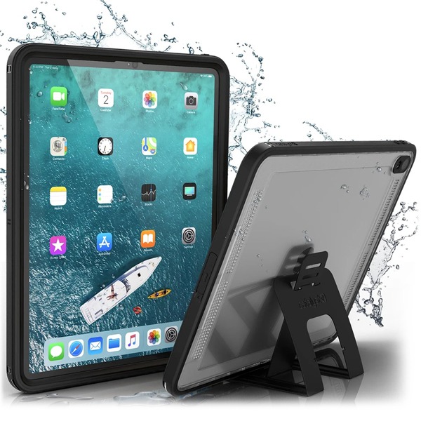 Ультрапрочный влагостойкий чехол Catalyst Waterproof Case Stealth Black для iPad Pro 12.9&quot; 2018 черный