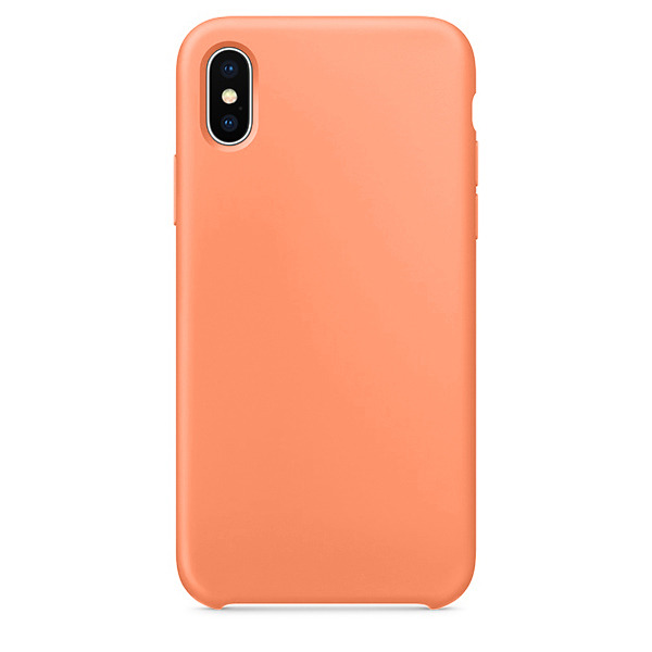 Силиконовый чехол Adamant Silicone Case для iPhone XS оранжевый