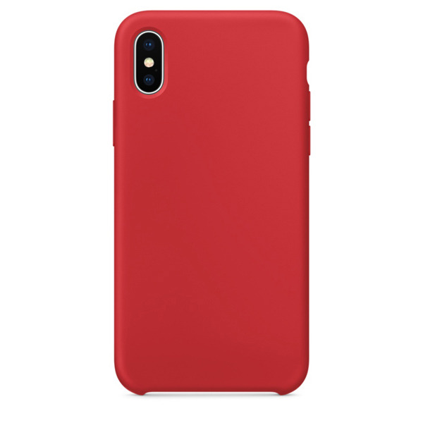 Силиконовый чехол Adamant Silicone Case для iPhone XS красный