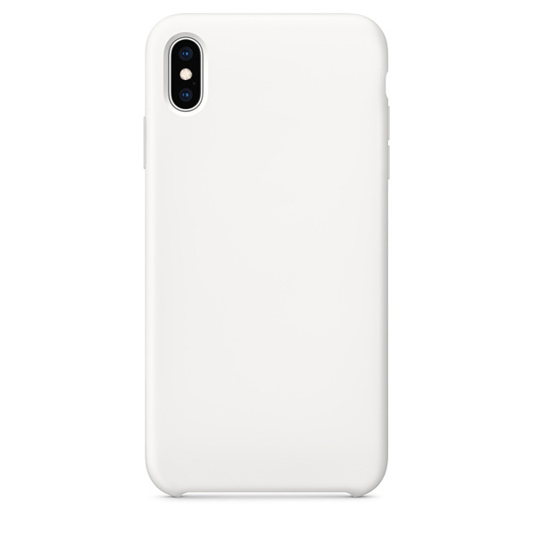 Силиконовый чехол Adamant Silicone Case для iPhone XS Max белый