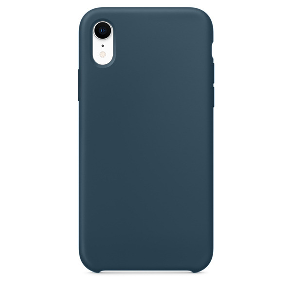 Силиконовый чехол Adamant Silicone Case для iPhone XR океанский синий