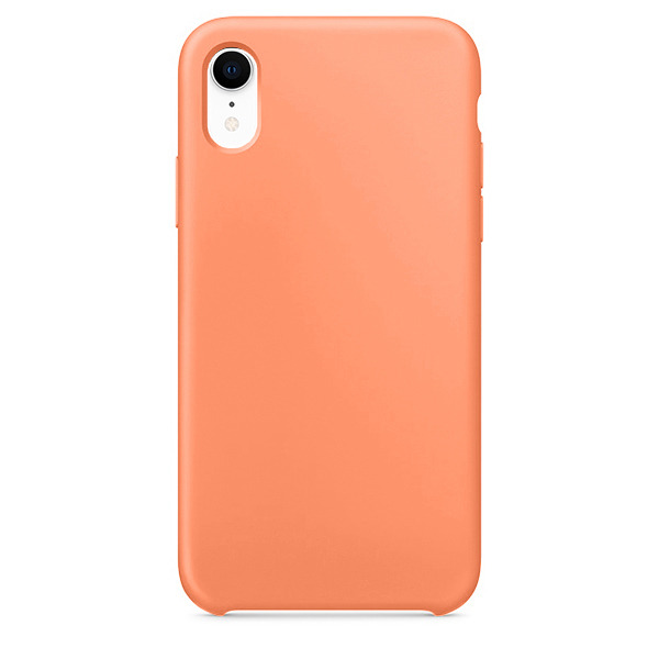 Силиконовый чехол Adamant Silicone Case для iPhone XR оранжевый