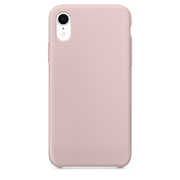 Силиконовый чехол Adamant Silicone Case для iPhone XR розовый песок