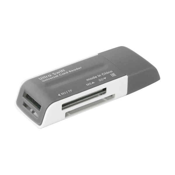 Кард-ридер Defender Ultra Swift USB 2.0 Grey серый