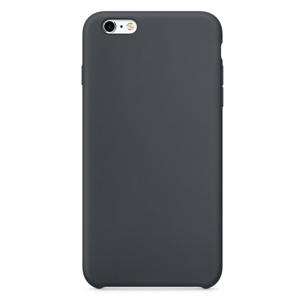 Силиконовый чехол Adamant Silicone Case для iPhone 6/6S темно-серый