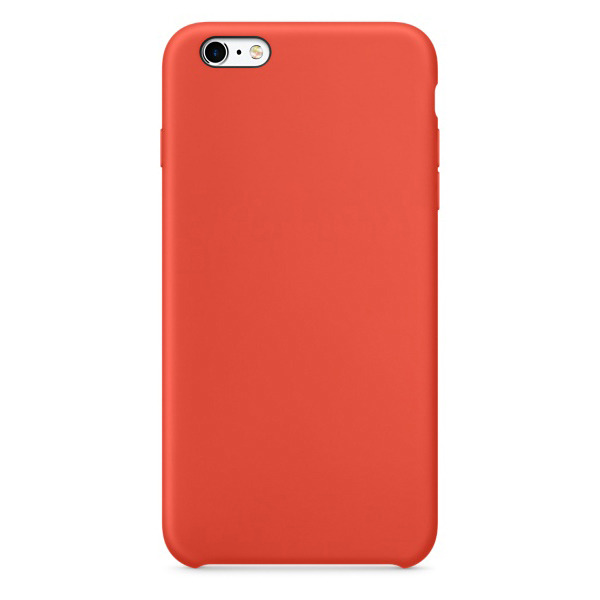 Силиконовый чехол Adamant Silicone Case для iPhone 6/6S оранжевый